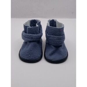 American Girl Doll Grace Thomas Meet Outfit Shoes Grey Gray Bow Boots Play Cond